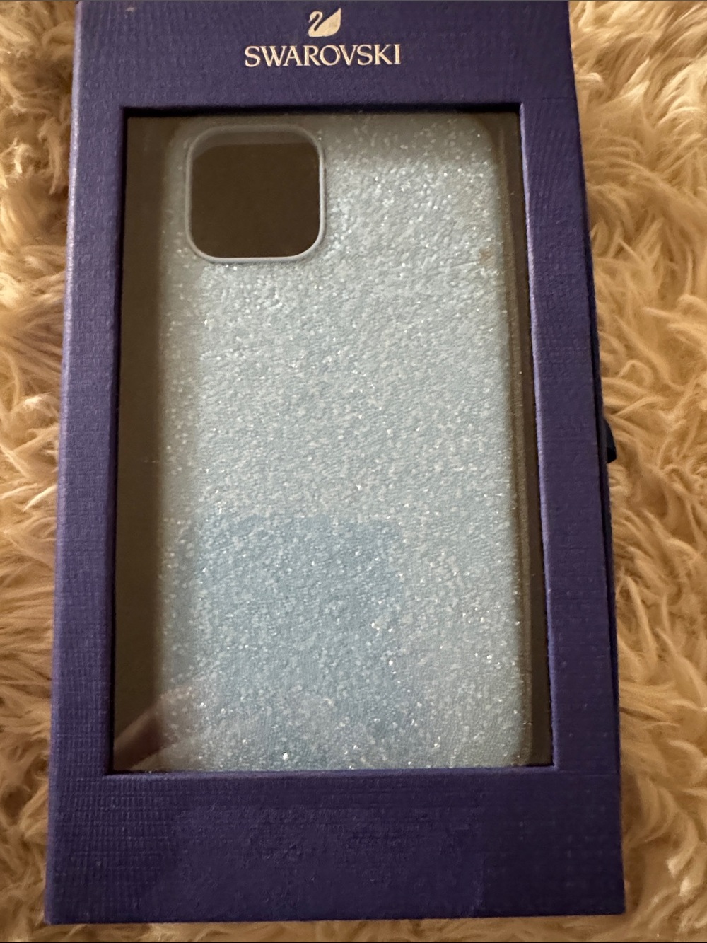 Swarovski diamond phone case.